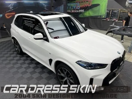 인천BMW X5 사틴화이트 전체랩핑과 블랙그릴의 완벽한 밸런스 / 인천 서구 가좌동