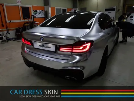 2018 BMW G30 택랩 무광실버크롬 전체랩핑■ / 인천 서구