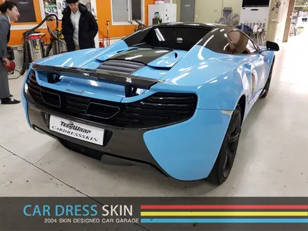 국내 유일 컬러 맥라렌 650S 3M 스카이블루 래핑 / 인천 서구
