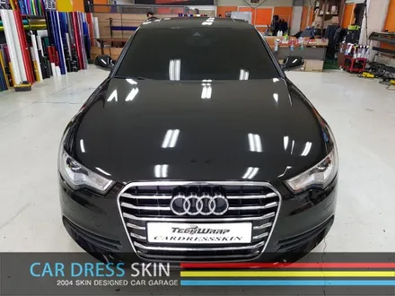 인천 자동차랩핑 Audi A6 C7 유광블랙 / 인천 서구
