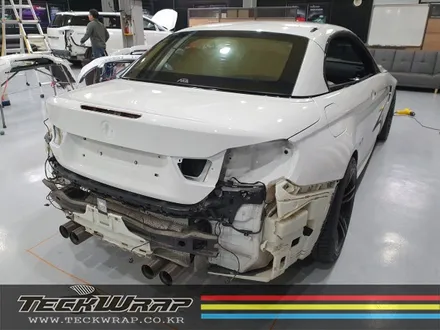 BMW M4 컨버터블 캔디핑크 핑크+레드의 화려한 조합 랩핑 / 인천 서구