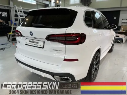 BMW X5 순정 화이트와 가장 비슷한 유광화이트 전체랩핑 / 인천 서구