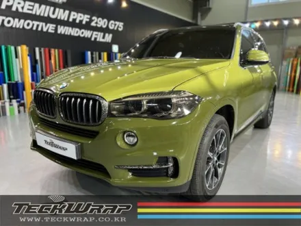 하이그로시 밀리터리 \'카키그린\' BMW X5 전체랩핑 / 인천 서구