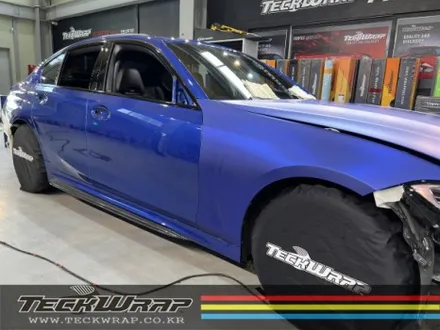미국 정품 택랩 무광블루크롬 BMW M340i 무광블루크롬랩핑 / 인천 서구
