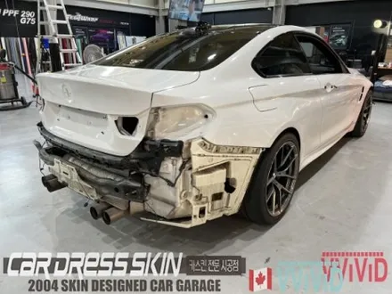 BMW F82 M4 블랙랩핑 인천 카드레스스킨 전체랩핑 / 인천 서구