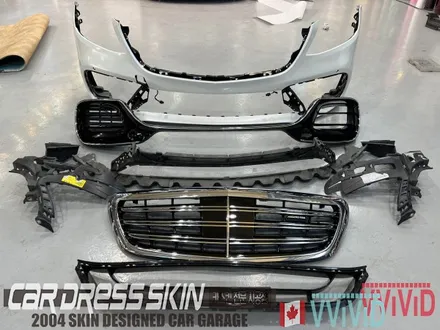 진주색의 화이트랩핑 벤츠 S63AMG 고급스러운 화이트펄 전체랩핑 / 인천 서구 가좌동