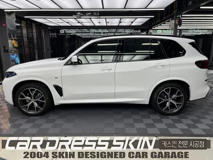 인천BMW X5 사틴화이트 전체랩핑과 블랙그릴의 완벽한 밸런스 / 인천 서구 가좌동