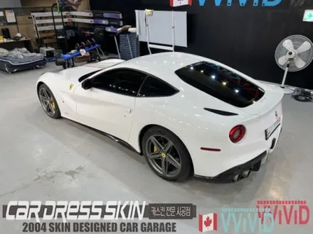 페라리 F12 베를리네타 \'사고차\' 수리 후 화이트랩핑 / 인천 서구 가좌동