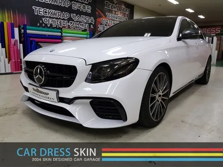 벤츠 E63AMG 블랙▶화이트 인천카스킨 카드레스스킨 / 인천 서구