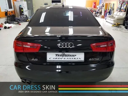 인천 자동차랩핑 Audi A6 C7 유광블랙 / 인천 서구