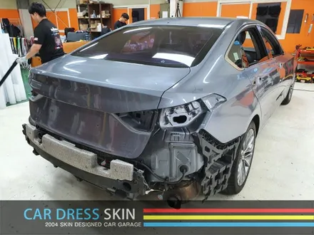 제네시스 G330 순정 유광 화이트 전체카스킨 / 인천 서구
