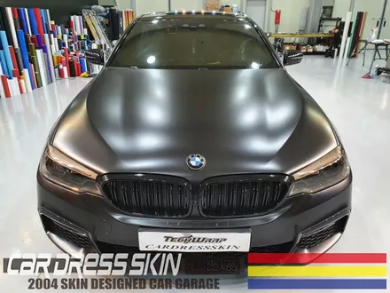 BMW G30 사틴블랙 랩핑 + 라이트필름 인천 자동차래핑 / 인천 서구