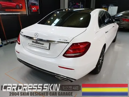 [인천자동차랩핑]벤츠 E300 다이아몬드화이트 전체래핑 / 인천 서구