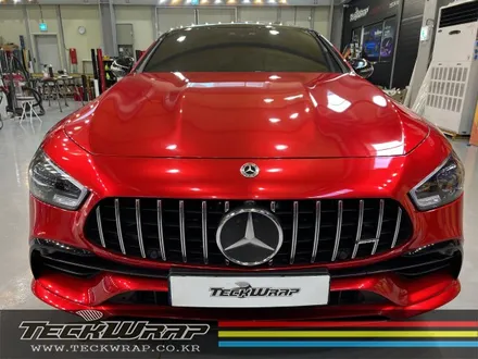 벤츠 AMG GT43 하이그로시 캔디레드크롬 랩핑 / 인천 서구