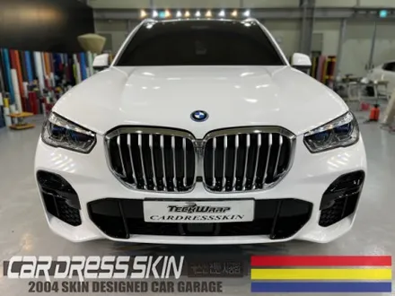 BMW X5 순정 화이트와 가장 비슷한 유광화이트 전체랩핑 / 인천 서구