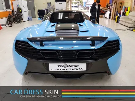 국내 유일 컬러 맥라렌 650S 3M 스카이블루 래핑 / 인천 서구