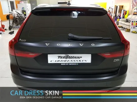 볼보 V90 크로스컨트리 사틴 블랙으로 전체랩핑◀ / 인천 서구