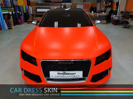 Audi A7(RS7.룩) 3M의 형광 컬러! 사틴네온오렌지 인천카스킨 / 인천 서구