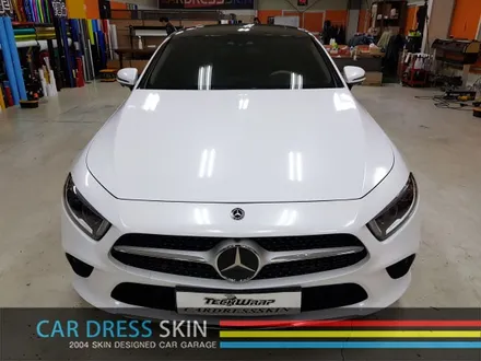 다이아몬화이트랩핑 X 신형 벤츠 C257 CLS400d X 인천 카드레스스킨 / 인천 서구