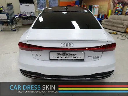 신형 Audi A7 무광,반무광 화이트 전체래핑 / 인천 서구
