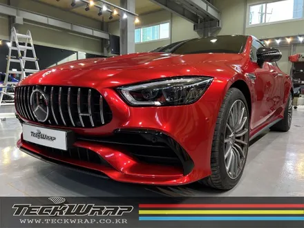 벤츠 AMG GT43 하이그로시 캔디레드크롬 랩핑 / 인천 서구