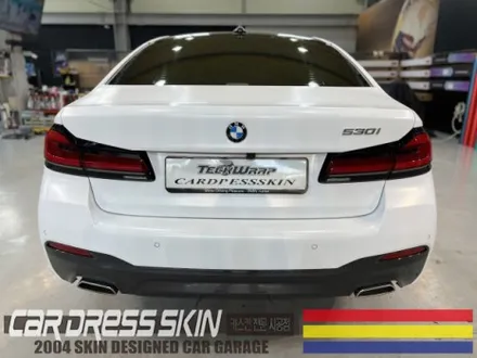 무광화이트/반무광화이트 BMW 530i 사틴화이트 래핑 / 인천 서구