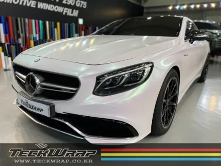 벤츠 S63AMG 오로라화이트(핑크카멜레온) 인천 벤츠랩핑 / 인천 서구