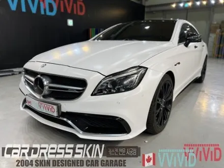 벤츠 CLS W218 63AMG \'무광화이트\' 인천랩핑 / 인천 서구 가좌동