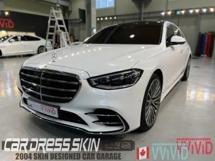 벤츠 S클래스 W223 \'다이아몬드화이트\'고광택 펄 화이트랩핑 / 인천 서구 가좌동