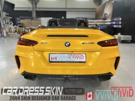 BMW Z4 \'캔디옐로우\' 골든옐로우 랩핑 택랩[TeckWrap] Z4랩핑 / 인천 서구 가좌동