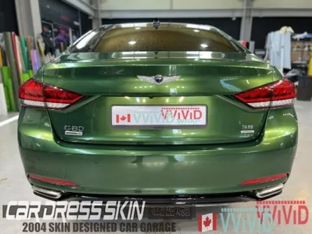 고광택그린랩핑 \'비비드VViViD\' 소노마그린 제네시스 G80 전체랩핑 / 인천 서구 가좌동