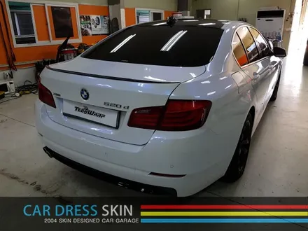 BMW F10 520d 화이트카멜레온 자동차랩핑 X 인천카스킨 / 인천 서구