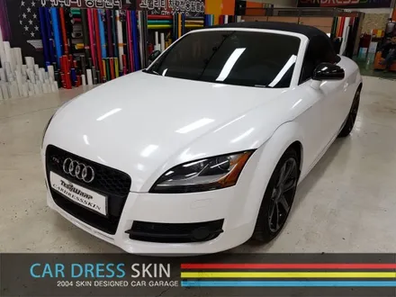 왕 펄 랩핑 Avery 다이아몬드 화이트 전체랩핑 X Audi TTS / 인천 서구