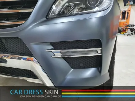 벤츠 ML350 에이버리 사틴그라파이트 전체래핑 X 카드레스스킨 / 인천 서구