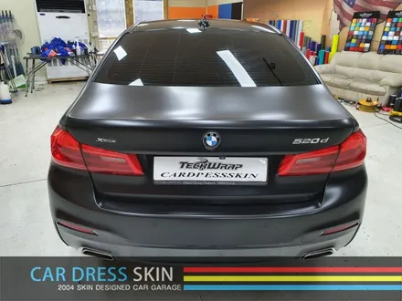 BMW 520d (G30) 사틴블랙 전체랩핑 / 인천 서구