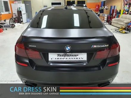 BMW F10 520d 사틴블랙(반무광블랙) 자동차랩핑 / 인천 서구