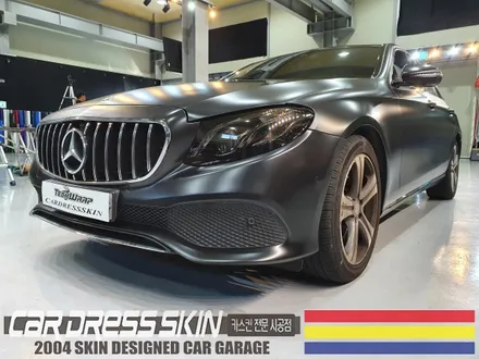 벤츠 E300 실버▶사틴블랙(반무광블랙) 인천 전체카스킨 / 인천 서구
