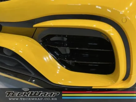 벤츠 GLC63AMG \'BRABUS\' 썬플라워옐로우 전체랩핑 + 크롬딜리트 인천랩핑 카드레스스킨 / 인천 서구