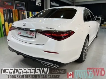 벤츠 S클래스 W223 \'다이아몬드화이트\'고광택 펄 화이트랩핑 / 인천 서구 가좌동