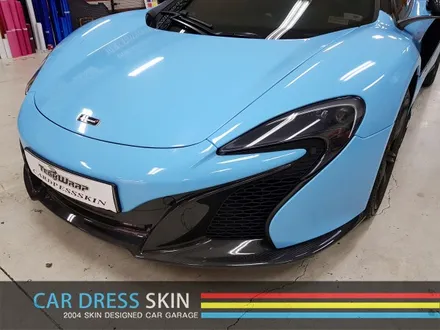 국내 유일 컬러 맥라렌 650S 3M 스카이블루 래핑 / 인천 서구
