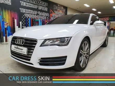 [인천자동차랩핑] Audi A7 유광화이트 전체랩핑 / 인천 서구