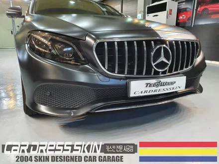 벤츠 E300 실버▶사틴블랙(반무광블랙) 인천 전체카스킨 / 인천 서구