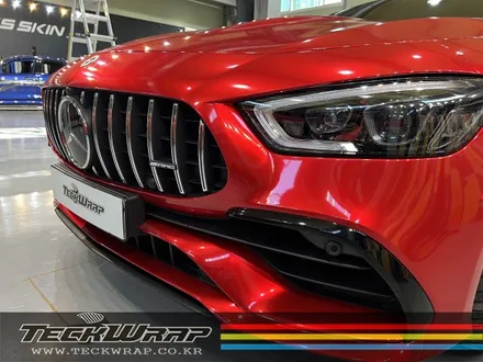 벤츠 AMG GT43 하이그로시 캔디레드크롬 랩핑 / 인천 서구