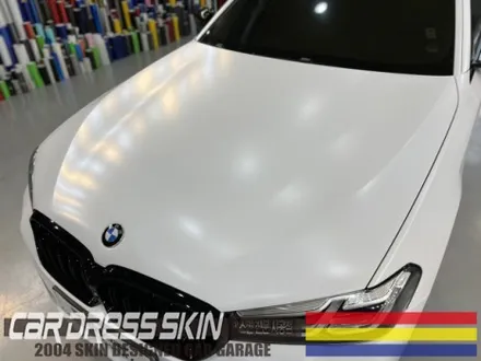 무광화이트/반무광화이트 BMW 530i 사틴화이트 래핑 / 인천 서구