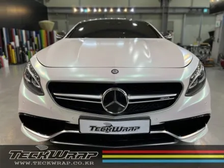 벤츠 S63AMG 오로라화이트(핑크카멜레온) 인천 벤츠랩핑 / 인천 서구