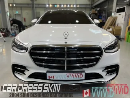 벤츠 S클래스 W223 \'다이아몬드화이트\'고광택 펄 화이트랩핑 / 인천 서구 가좌동