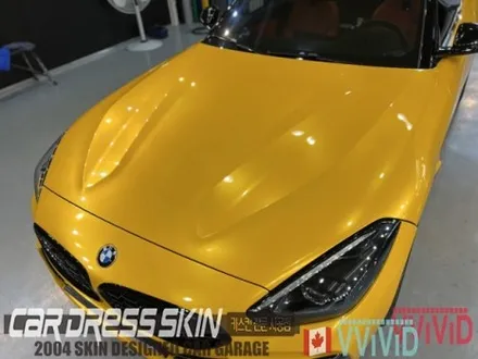 BMW Z4 \'캔디옐로우\' 골든옐로우 랩핑 택랩[TeckWrap] Z4랩핑 / 인천 서구 가좌동