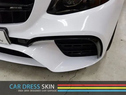 벤츠 E63AMG 블랙▶화이트 인천카스킨 카드레스스킨 / 인천 서구