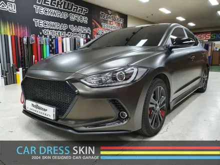 튜닝 아반떼 AD 사틴다크바솔트메탈릭 전체카스킨 X 카드레스스킨 X 인천카스킨 / 인천 서구
