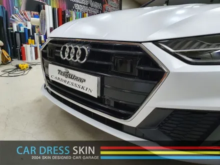 신형 Audi A7 무광,반무광 화이트 전체래핑 / 인천 서구